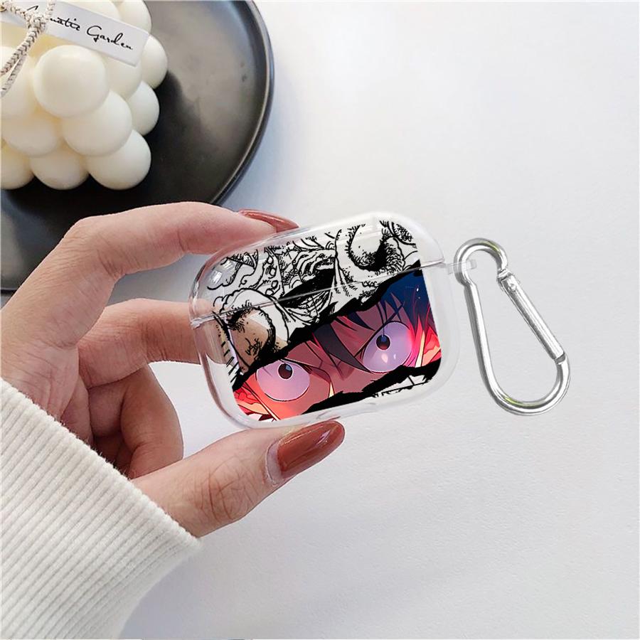 Case For Airpods Pro2 4 Pro3 2 3 1 Pro Clear Earphone Cases Cover Cool One Piece Luffy Zoro