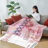 Flannel funny blanket one million funny gift office blanket cover blanket air-conditioned room campus dormitory net red
