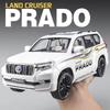 1/18 Toyota Prado Land Cruiser SUV Alloy Model Car Toy Diecasts Casting Sound and Light Car Toys for Children Vehicle
