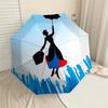 1PC Mary Poppins Flying Umbrella-8-Rib Reinforced, Automatic Open, Lightweight & Durable, Cute Fashion Accessory for Outdoor-K1328