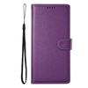 DF-012 For iPhone 15 Case Litchi Texture Leather Magnetic Clasp Wallet Stand Phone Cover