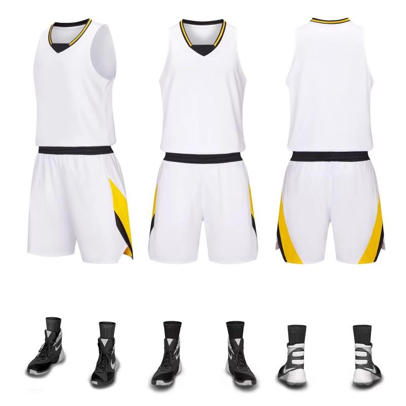 Mens Basketball Uniform Set Sleeveless Single Shoulder Jersey Shorts Quick Dry Breathable Sweat Absorbent Adult Sports Wear