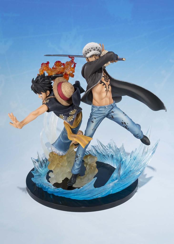 TAMASHII NATIONS Figuarts ZERO Monkey Luffy Trafalgar Law Anniversary malovaná dokončená figurka D. & -5. edice- ABS&PVC