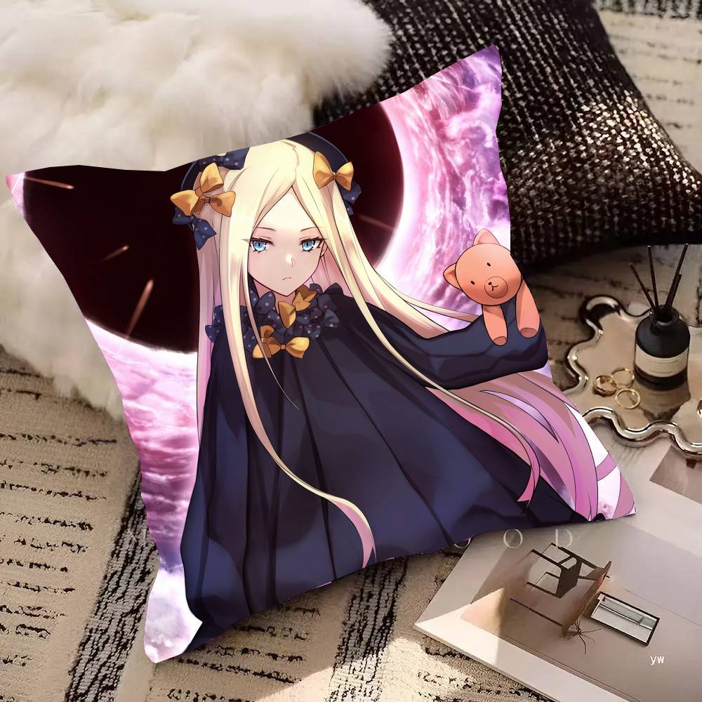 Abigail W-Williams Anime Game Fate Pillow Case Fashion Square Pillowcase Bedroom Sofa Room Ins Decoration Leisure