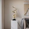 Abstract Resin Sculpture Luxury Look Modern Statue Glossy