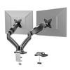 Monitor Arm PC Dual Display Arm Compatible with Inches Load Capacity Gas Spring Type Gas Pressure Type Adjustment Falala Japanese Instruction Manual