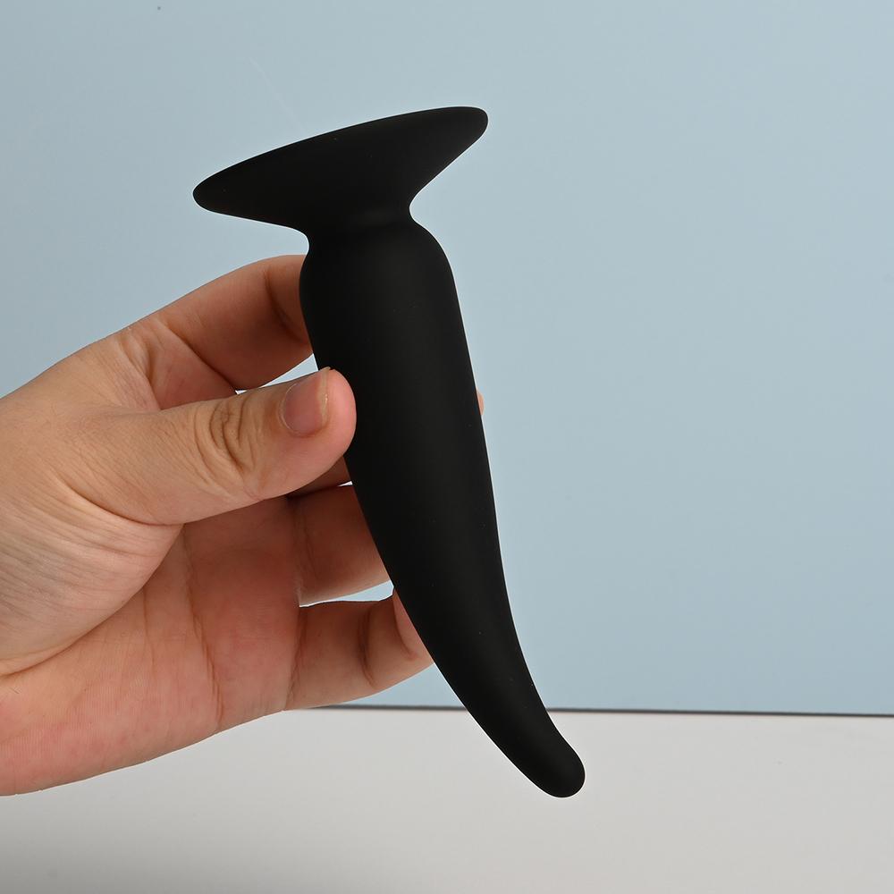 Pepper-shaped Anus Anal Plug Flexible Tip,Curved Butt Plugs Sex Toys,Analplug Buttplug Butplug With Suction Cup