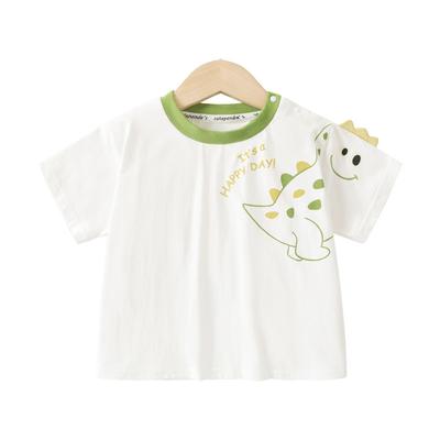 Vêtements pour bébés, T-shirts décontractés à manches courtes, vêtements d'été pour garçons et filles, hauts d'été à manches mi-longues