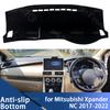 Car Dashboard Cover Dash Board Mat Carpet Pad Sunshade Cape Cushion for Nissan Livina for Mitsubishi Xpander NC 2017~2022