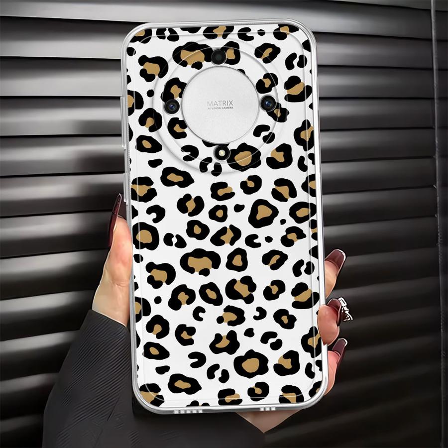 Case for Honor X9a X8a 90 Lite X8 X8b X9b X7b Soft Phone Cover Luxury Leopard Print Pattern