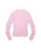 Pluna Studio Mock Neck See-Through Top (Pink)