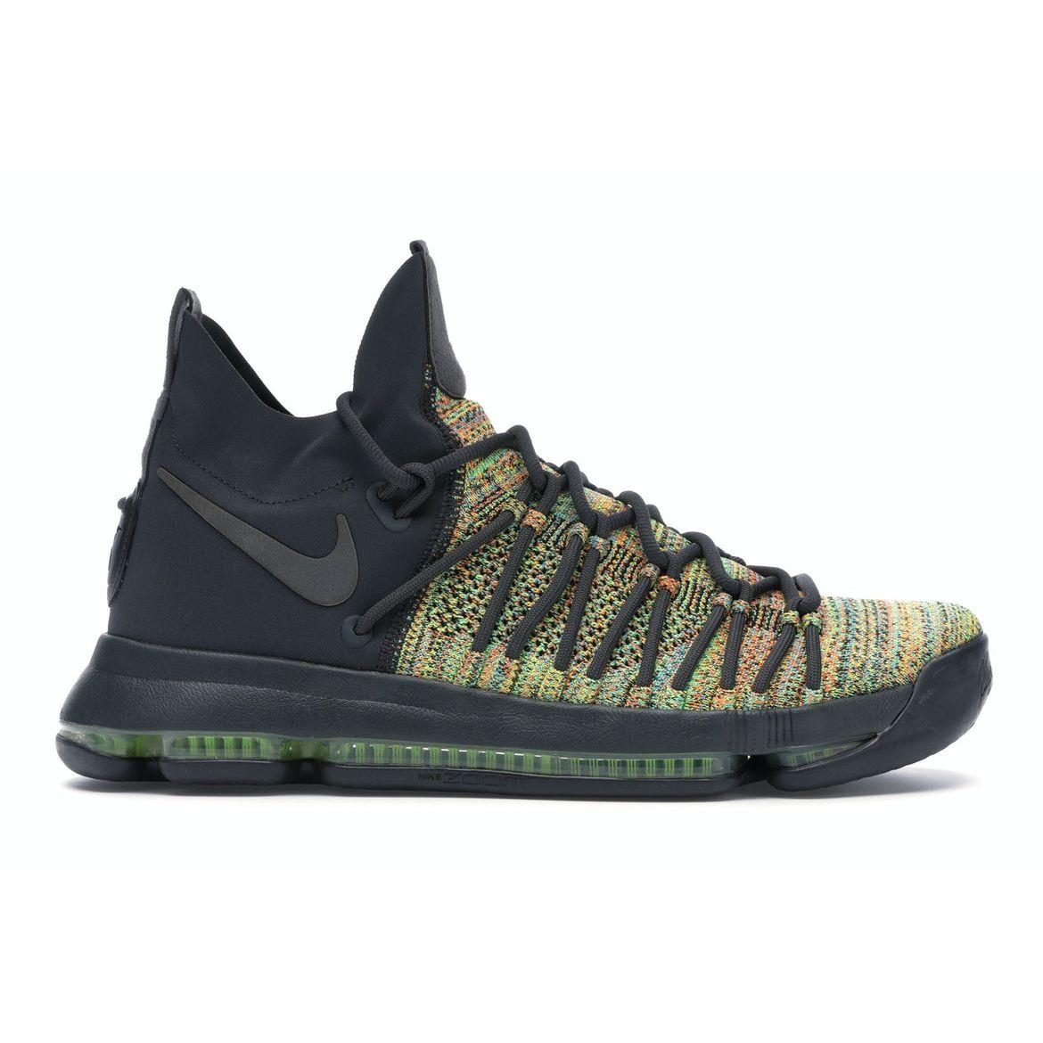 

Мужские разноцветные кроссовки Nike KD 9 Elite Limited Черный-Волчий-Серый 909438-900