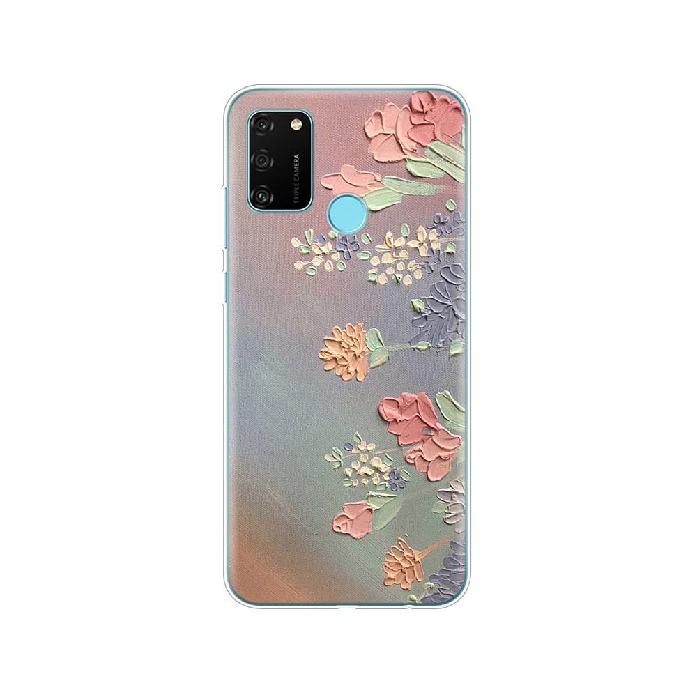 Hülle für HONOR 9A Hülle 6,3 Zoll; Weiche TPU-Silikon-Handyhülle für Huawei Honor 9A 9 A MOA-LX9N Rückseitenschutz Coque Funda Hülle