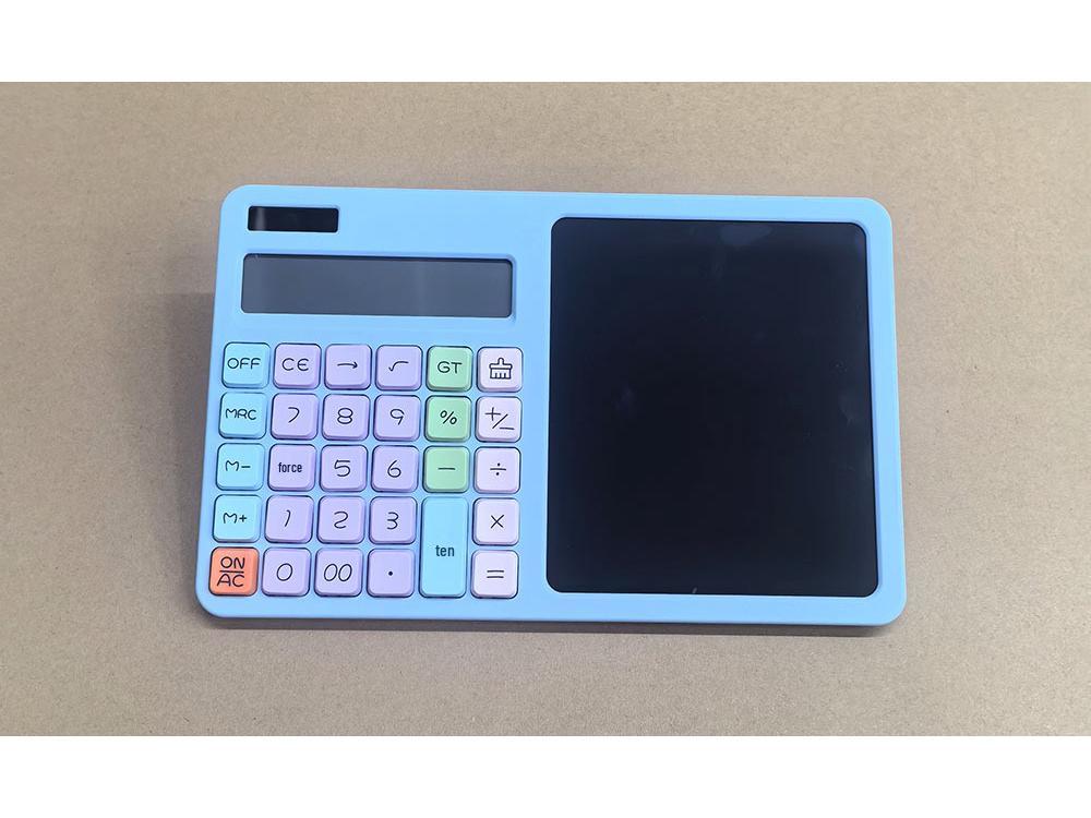 Solar Handwriting Pad Calculator with Large Font – Ideal for Office & Study, Great as a Gift
