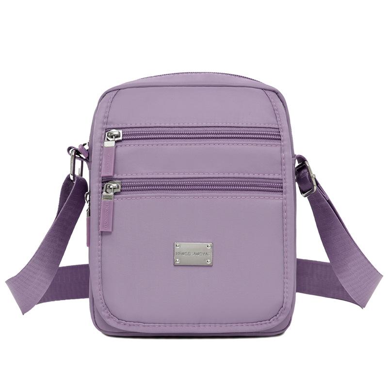 Women's Crossbody Bag Multi-Pocket Shoulder Bag Mother Bag Nylon Large Capacity Square Bag