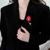 Exquisite Temperament Calla Lily Brooch  Metal Lapel Pins For Women Versatile Shiny Corsage Clothing Accessories Gifts