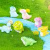 Micro Landscape Ornament Mini Dinosaur Resin Figurines Forest Theme Miniature Decor Decorative Desktop Plant Pot Accessories