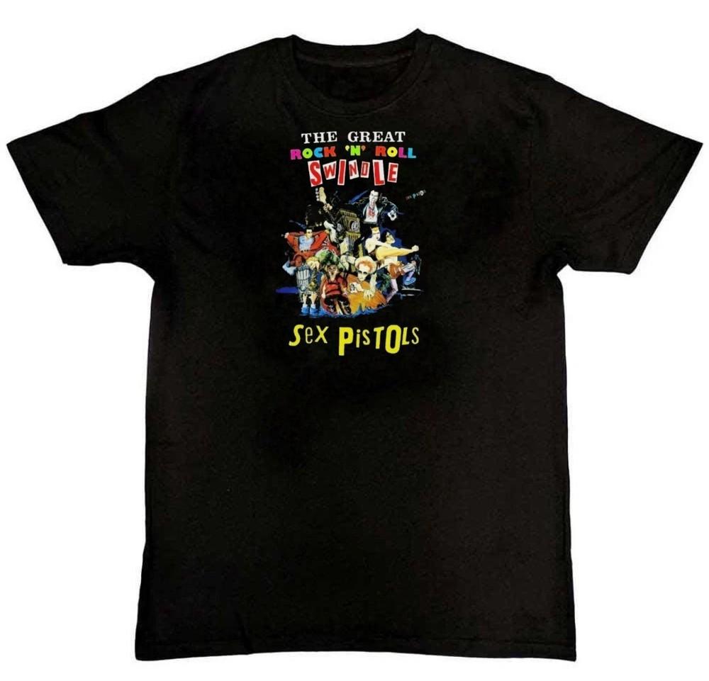 Sex Pistols Great Rock N_ Roll Swindle Graphic Mens TShirt S M L XL 2 3 4 XL Unisex T-Shirt L