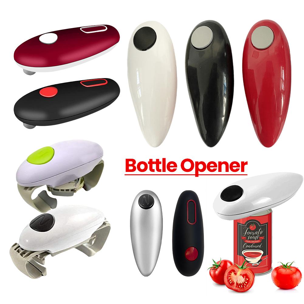 Portable Electric Can Opener Electric Can Opener Automatic Jar Bottle Machine Kitchen Opening Opener Tool One Touch Can Opener