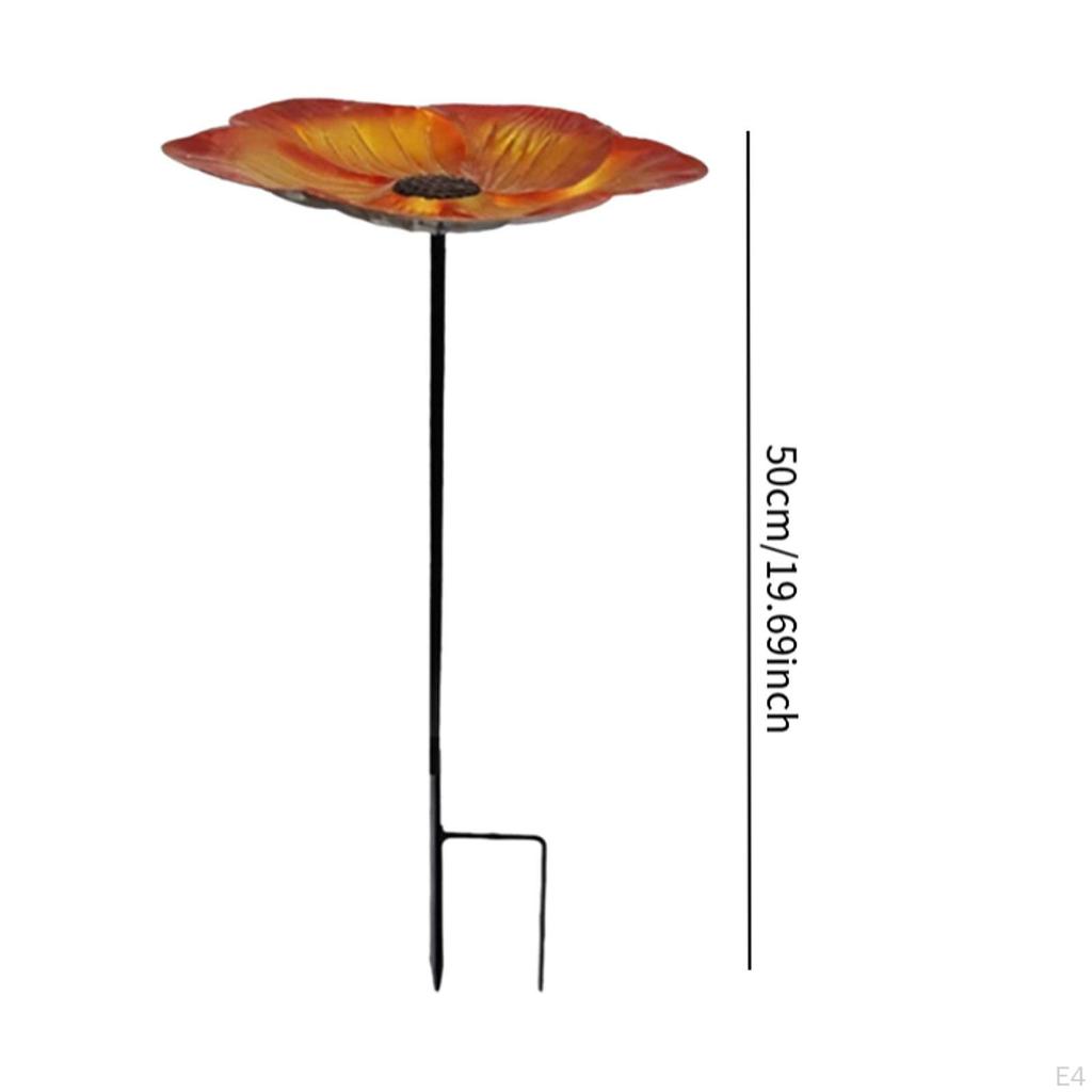 Bath Bowl with Detachable Stake for Backyard Enthusiasts