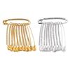 Safety Pins Pants Waist Pins Shiny Shawl Brooches Clothes Fixing