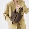 High-Grade Leather Large Capacity Women's Bucket Crossbody Bag - Bridal, Mommy, Handbag