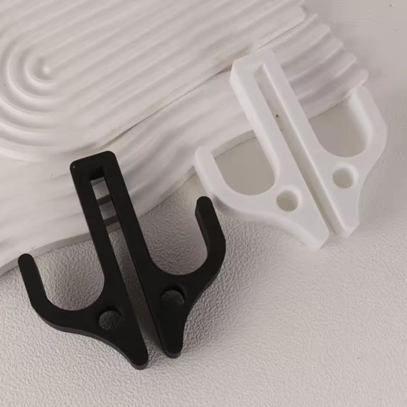 Portable Multifunctional Glass Door Robe Hooks Movable Towel Hangers for Bathroom Travel Shower Use