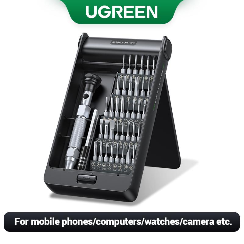 UGREEN 38-in-1 Precision Screwdrivers Repair Set for Mobile Phone PC Multifunction Maintenance Disassembly Tool Screwdriver 38-in-1