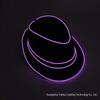 LED Light-Up British Style Jazz Top Hat - Flashing Festival & Masquerade Party Prop