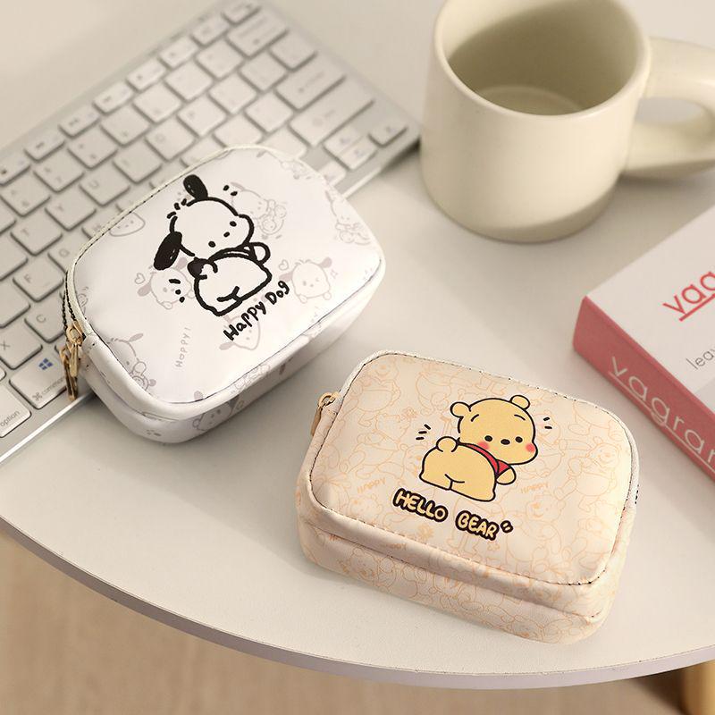 Pochacco Cartoon Waterproof Mini Coin Purse: Cute Women's Coin Pouch for Lipstick, Earphones, Kids' Wallet