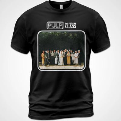T-Shirt in Cotone Pulp Different Class Album Tee Jarvis Cocker Candida Doyle