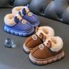 Home Cotton SlippersWinter New Anti Slip Child Warm Shoe Casual Child Indoor Outdoor Hairy Versatile Cotton Shoe