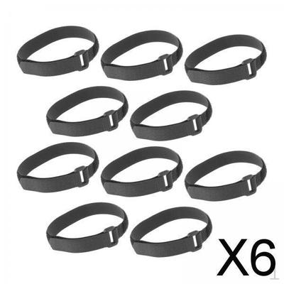 6x Bike Strap with Buckle, Nylon Replacement, Multi-Purpose, Adjustable for Rack, Car And Garage,