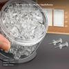 1000Pack Transparent Push Pins, Stainless Steel, Cork Board, Photo Wall 200pcs