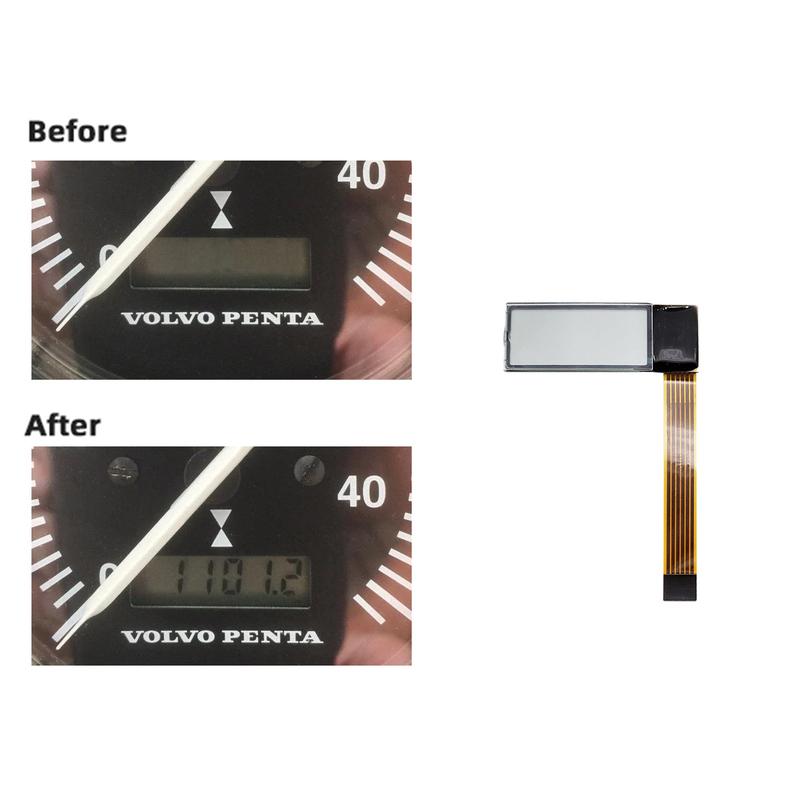 LCD Display for VDO Tachometer International VDO Cockpit Vision Kenworth Truck Jcb Tractor Volvo Penta Yanmar Dashboard Repair