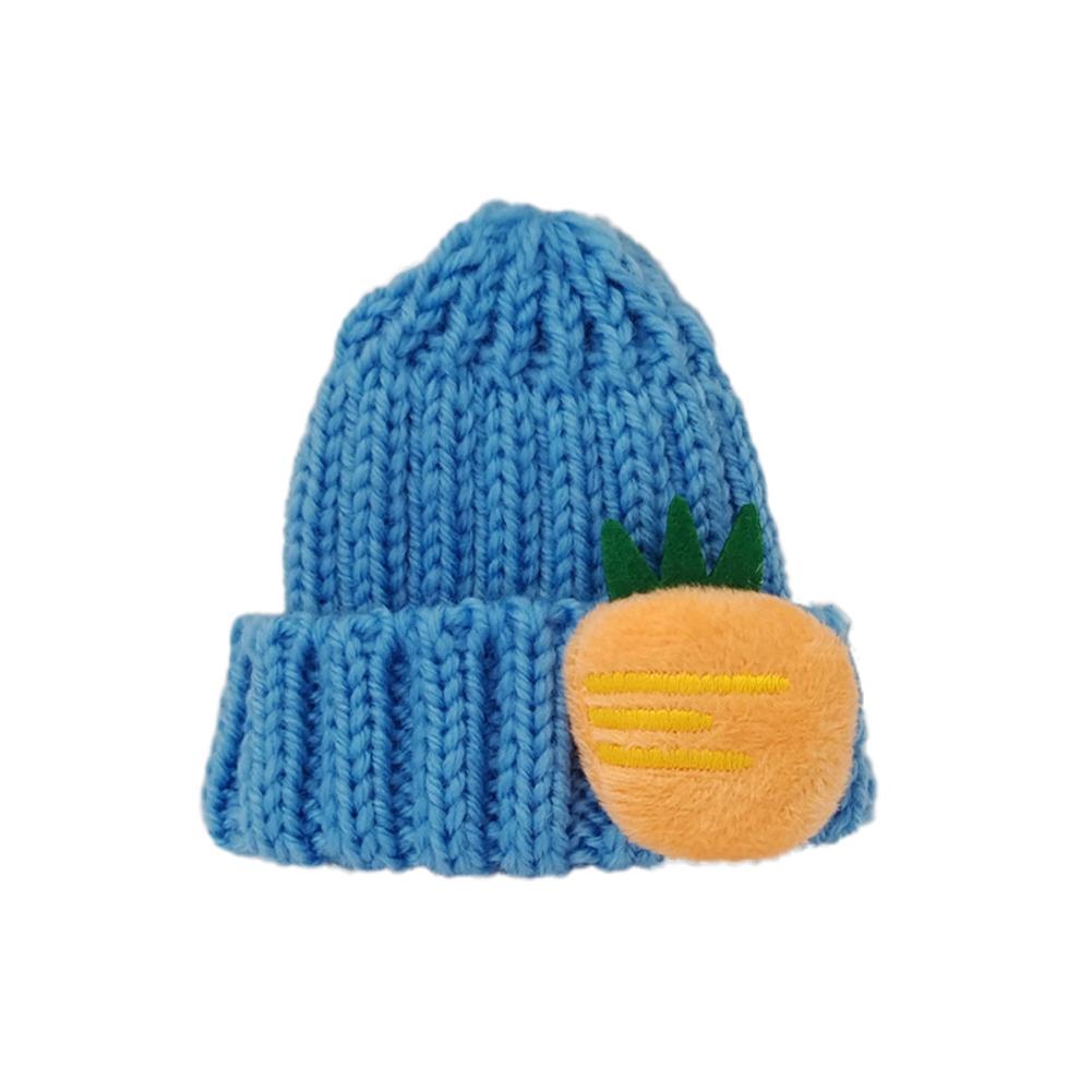 Doll Woolen Hat for Dollhouse Miniature for 15cm Labubu Color Match Hat Kawaii Cute Doll Accessories Kids Girls Toys