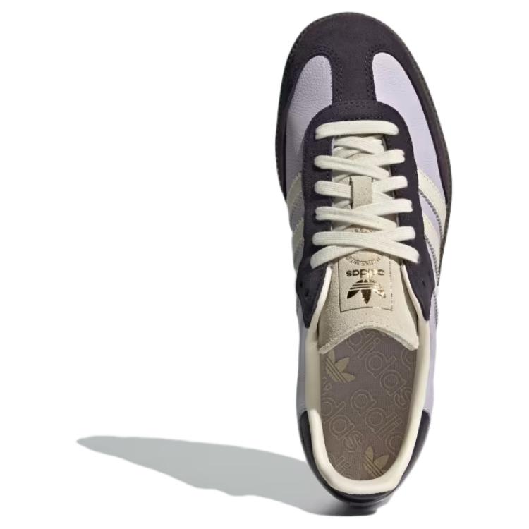 adidas Samba OG Silver Dawn Aurora Black Women Sneakers Purple Cream-White JI4209