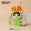 Originale 12cm Anime Le Superchicche Peluche Cartone Animato Carino Vestiti Coniglio Orsacchiotto Giocattolo Ornamento Bambola Papillon Regali per Ragazze