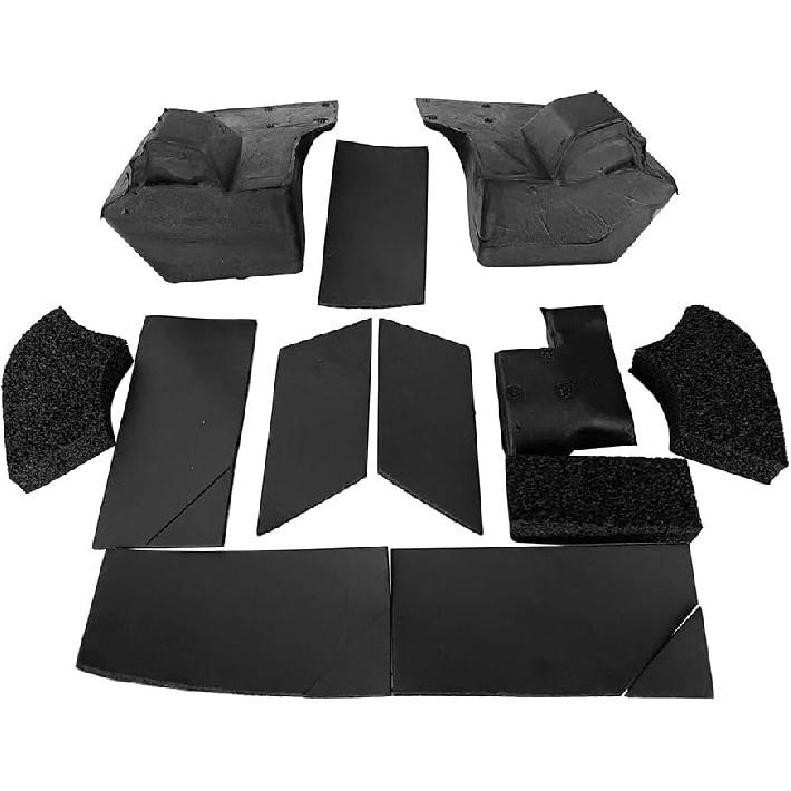 12-teiliges Hardtop-Dichtungskit Regendichtungs-Schaumstoffblocker Reparaturset Kompatibel mit Jeep Wrangler JL 2018 2019 2020 2021 2022 2023 2024 2025 Innenraum