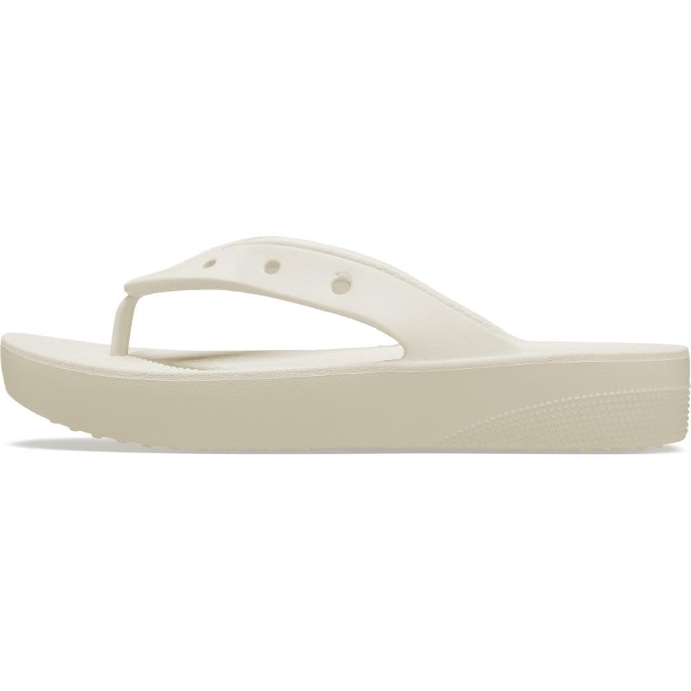 Classic Platform Flip Flip Flops for Cm [Crocs] Women, Beige, 21.0
