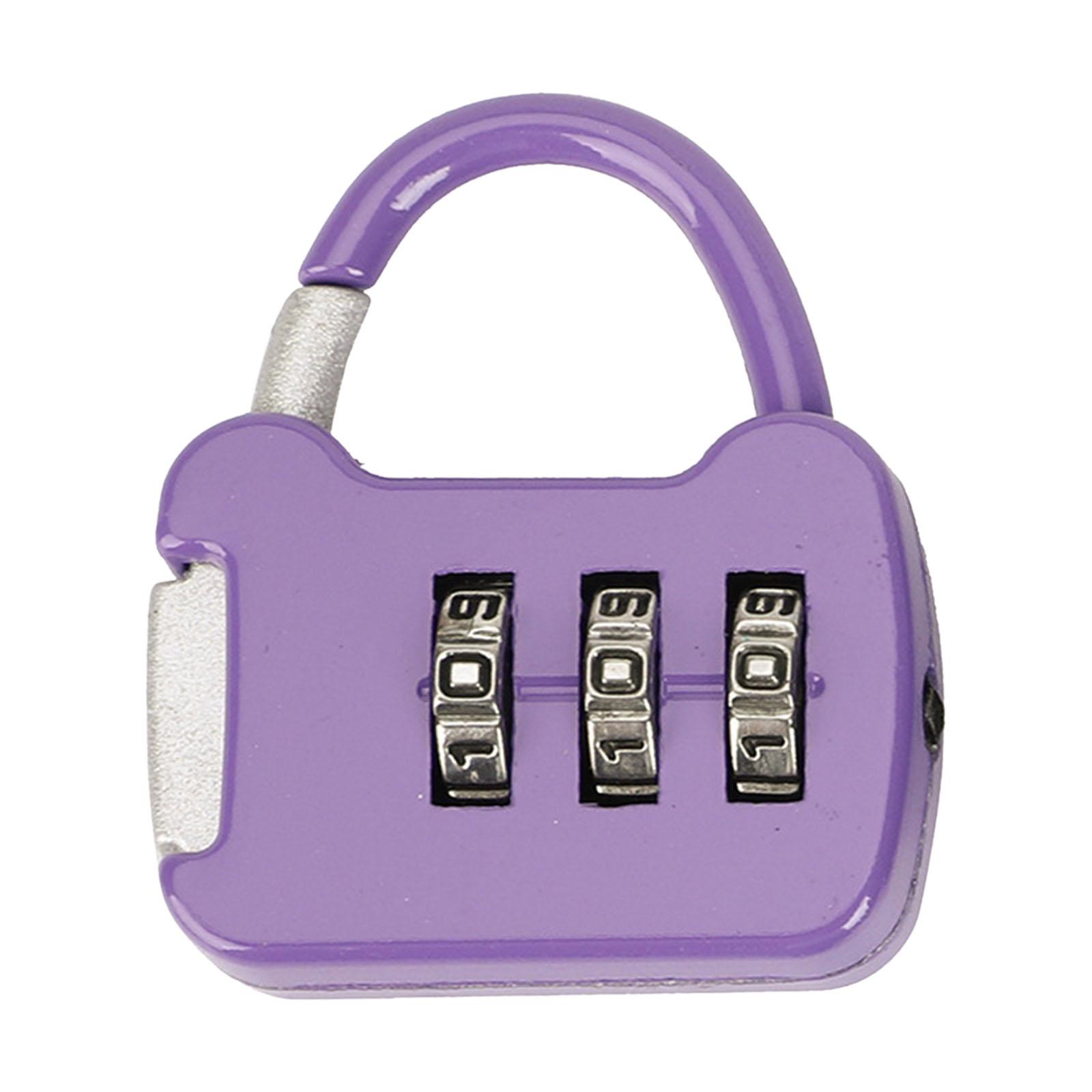 

Locker Padlock Combination Lock 3 Digit Security Padlock for Office Gym Fence Cabinet Closet Door Travel Accessories