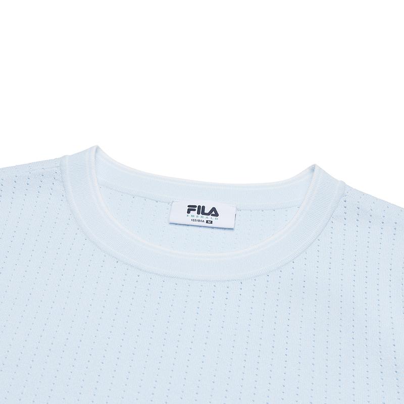 New FILA EMERALD Knitwear Women's Floating Blue LB F11W534406F-LB