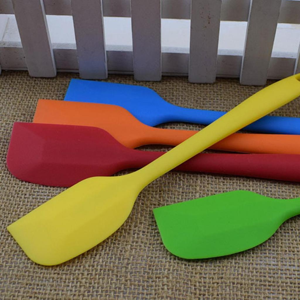 Kitchen Silicone Flexible Cake Cream Scraper Home Cooking Spatulas Baking Tool