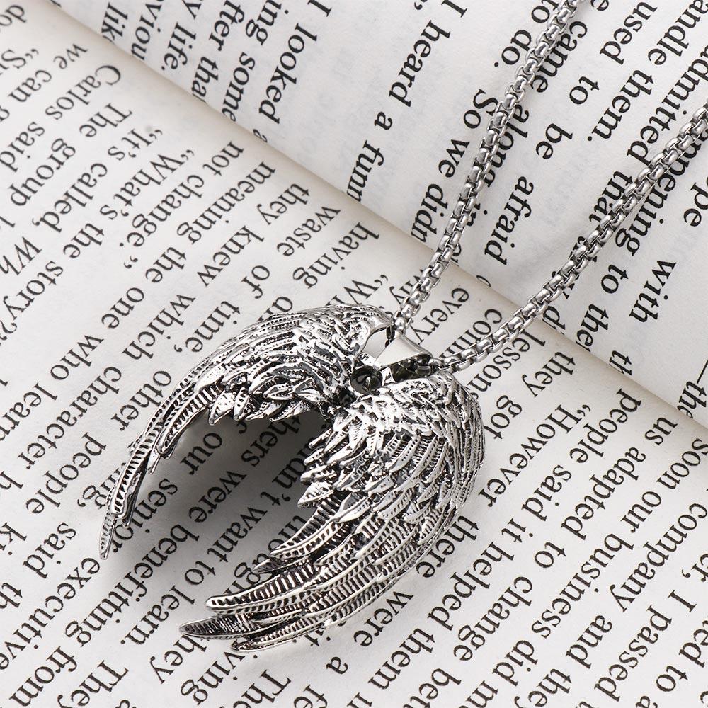 Choker Gift Trendy Men Clavicle Chain Korean Style Necklace Angel Wing Necklace Fashion Jewelry