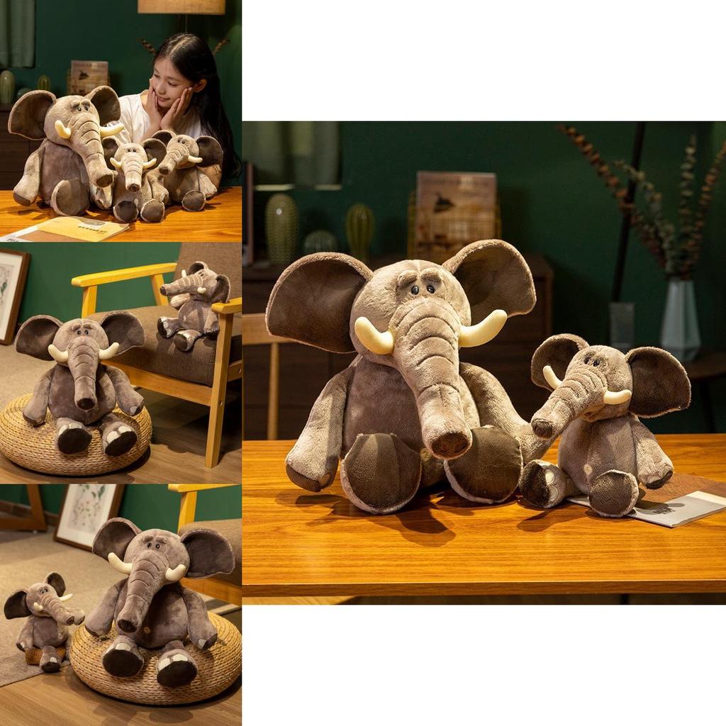 Plüsch Elefantenspielzeug für Kinder Weiche Tierpuppe Geschenk für Kinder und Kleinkinder