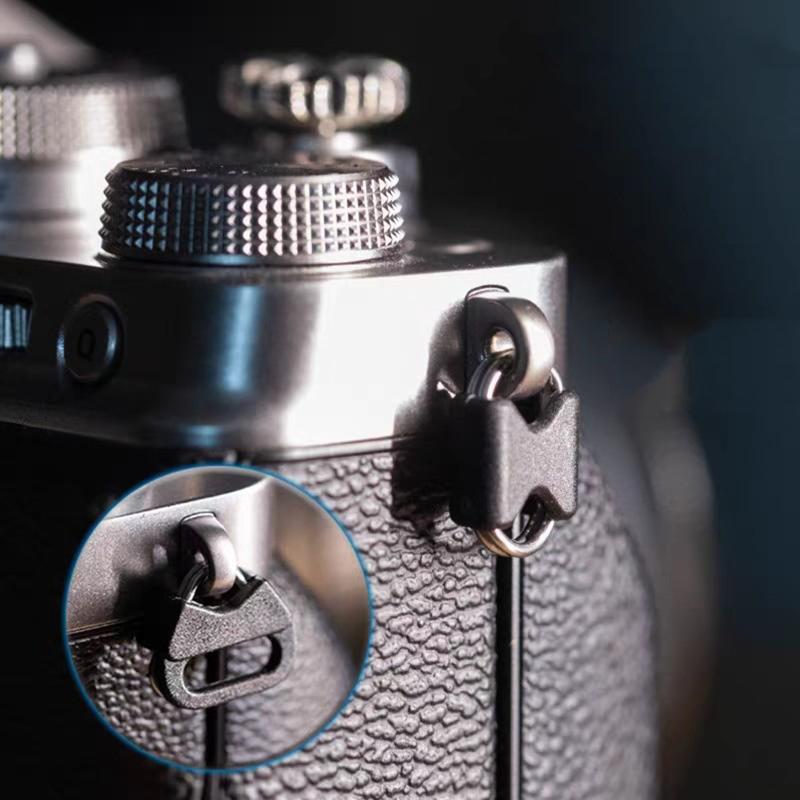 2Pairs Camera Lug Ring Camera Strap Split Ring Hook For Camera Strap Conversion Ring Metal Connection Buckle