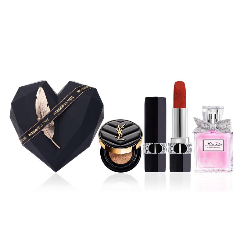 DIOR Perfume Velvet 999 Formal + Flower Sweetheart Fragrance 5ml + Leather Air Cushion 20 5g синий
