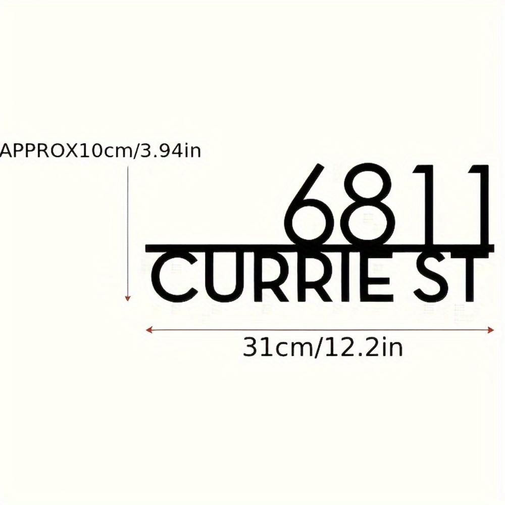 Black Metal Wall Art Decor, Frameless Iron Panel, Modern Home Office Hanging Sign