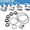 Pool Sand Filter Pumps Gasket Repair Set With L Shape O-Rings And Air Release Valves For Leak Prevention And Sealing