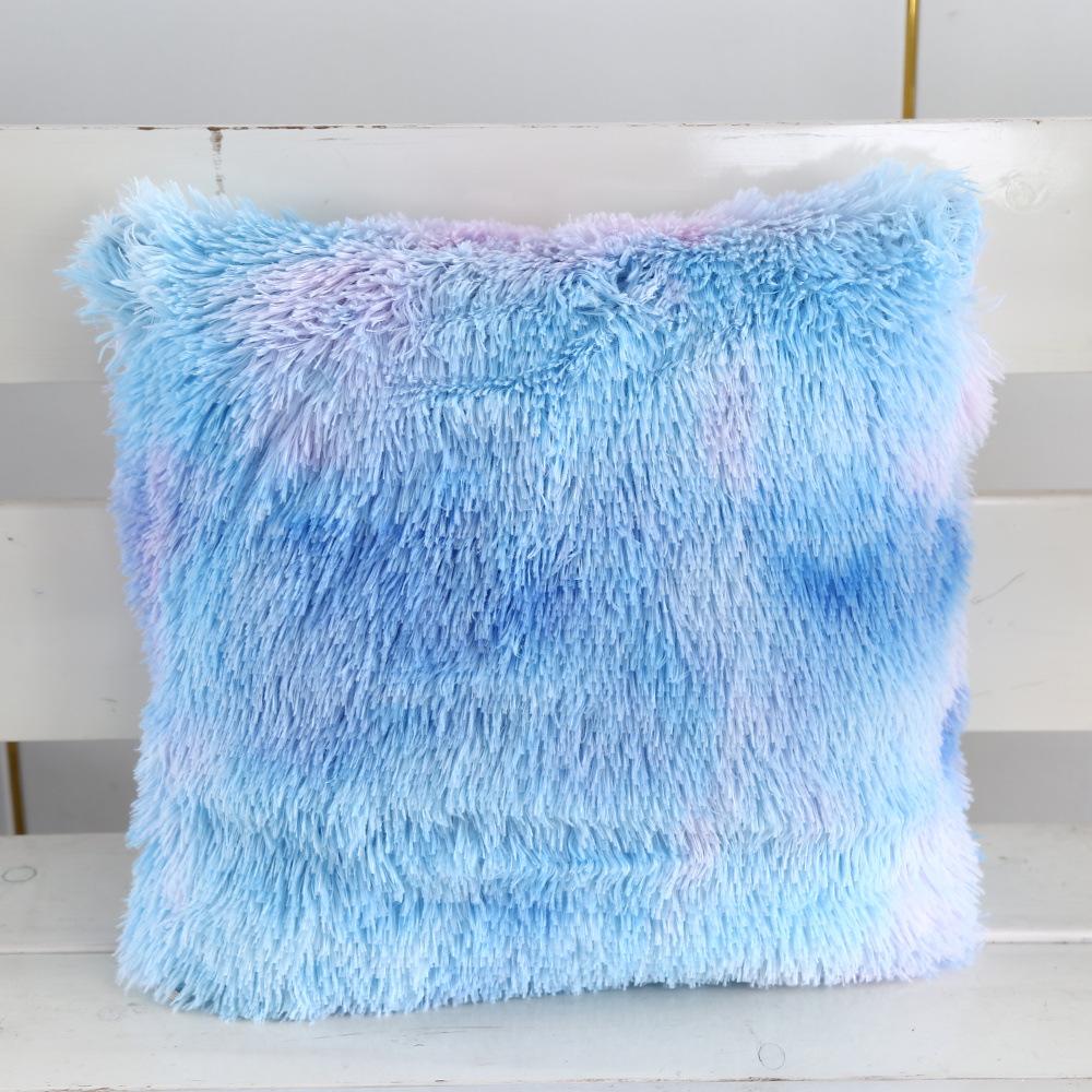 

PV Бархатный Плюшевый Прикроватный Мягкий Мешок Простой Вываренный Диванная Подушка Кожа 43x43cm Pillow Cover